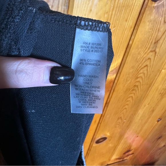 Soft Surroundings Black Knit Skirt - Picture 6 of 6